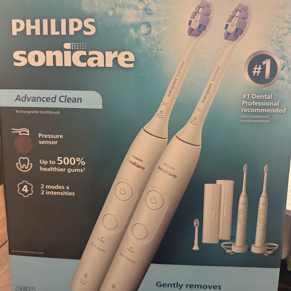 Philips Sonicare Advanced Clean Electric Toothbrushes - White